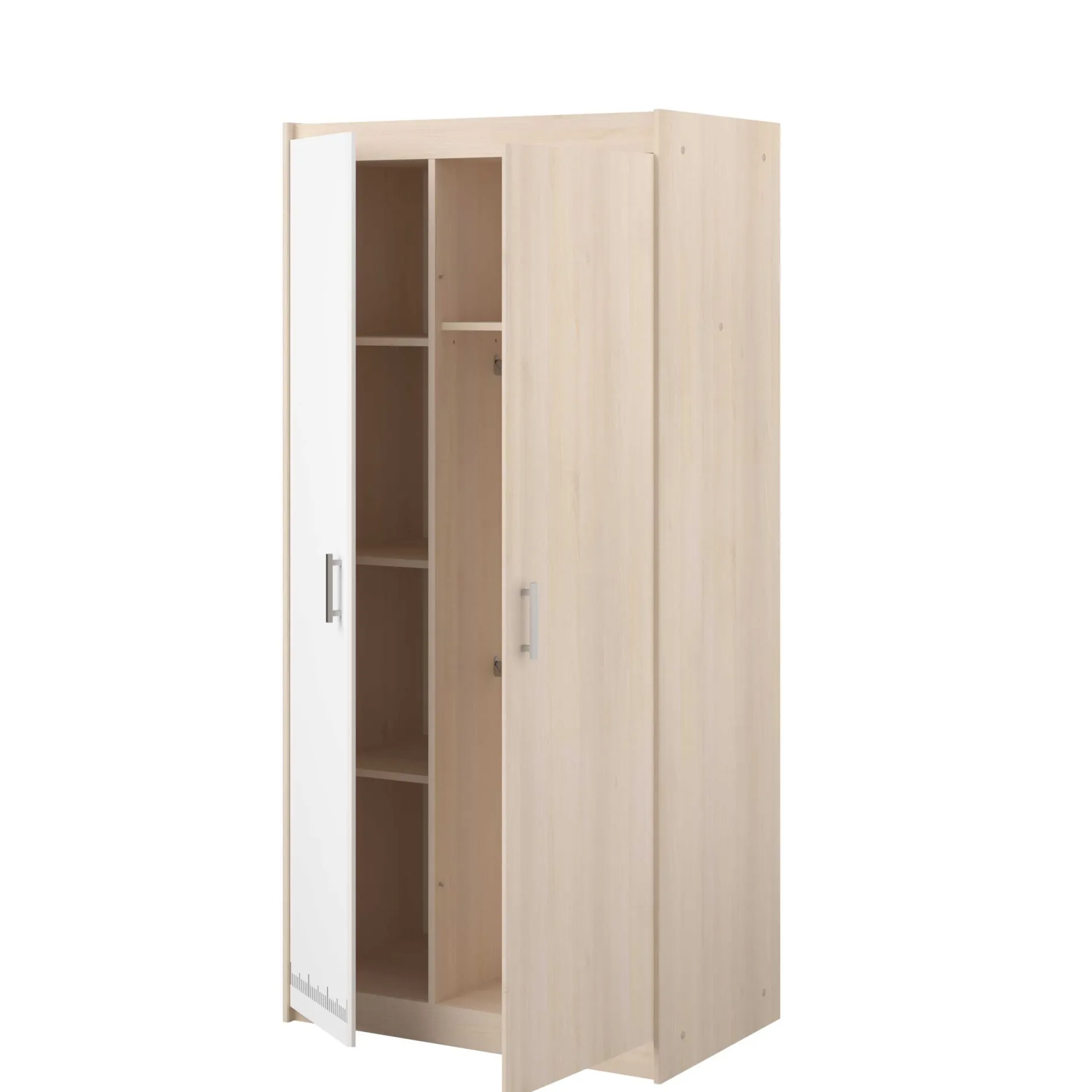 Kinder Parisot Kinderzimmerkombination Charly 90x200 | Halbhohes Bett und Kleiderschrank