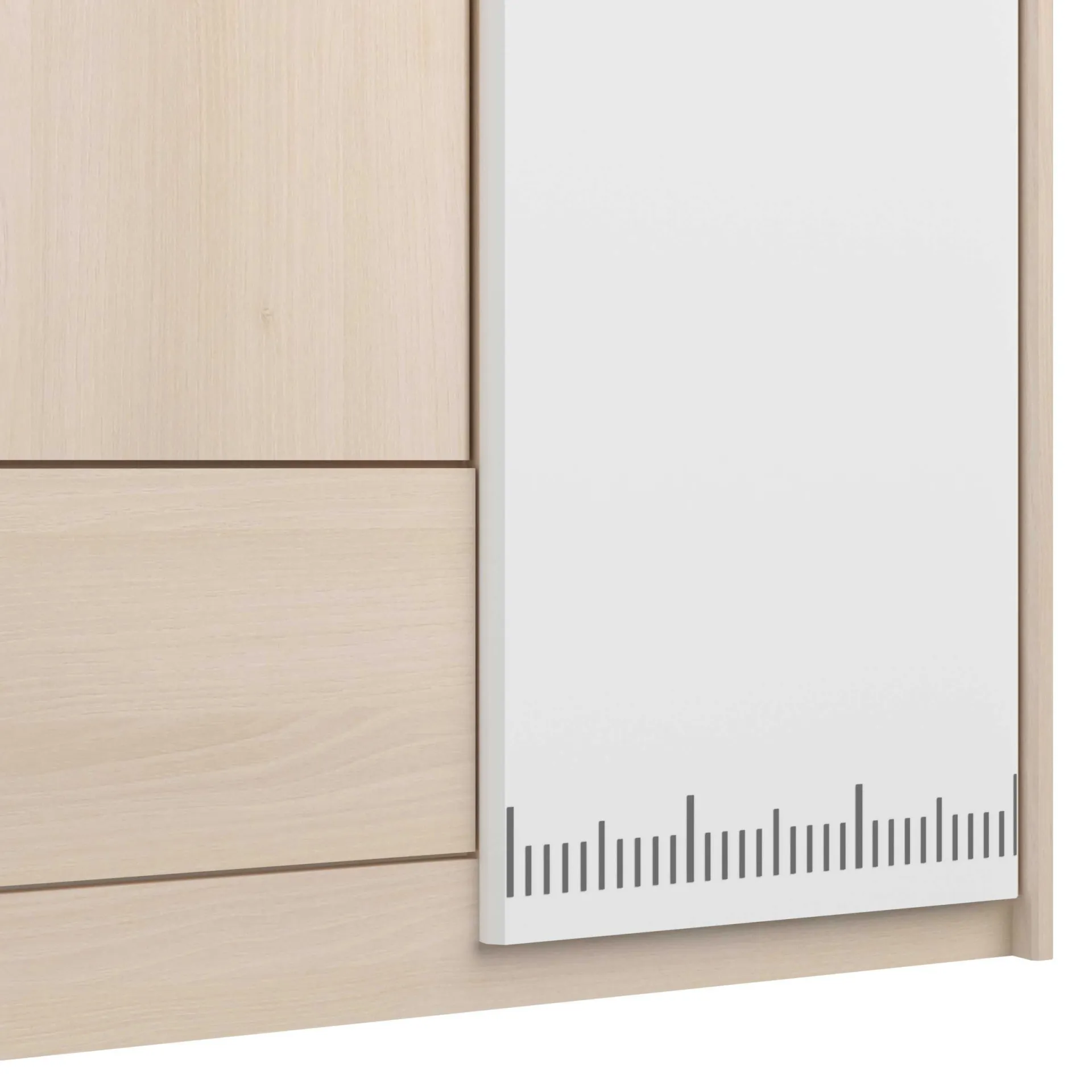 Kinder Parisot Kinderzimmerkombination Charly 90x200 | Halbhohes Bett und Kleiderschrank