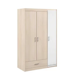 Kinder Parisot Kinderzimmerkombination Charly 90x200 | Halbhohes Bett und Kleiderschrank