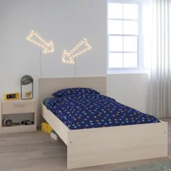 Kinder Parisot Kinderzimmerkombination Charly 90x200 | Kinderbett, Nachttisch