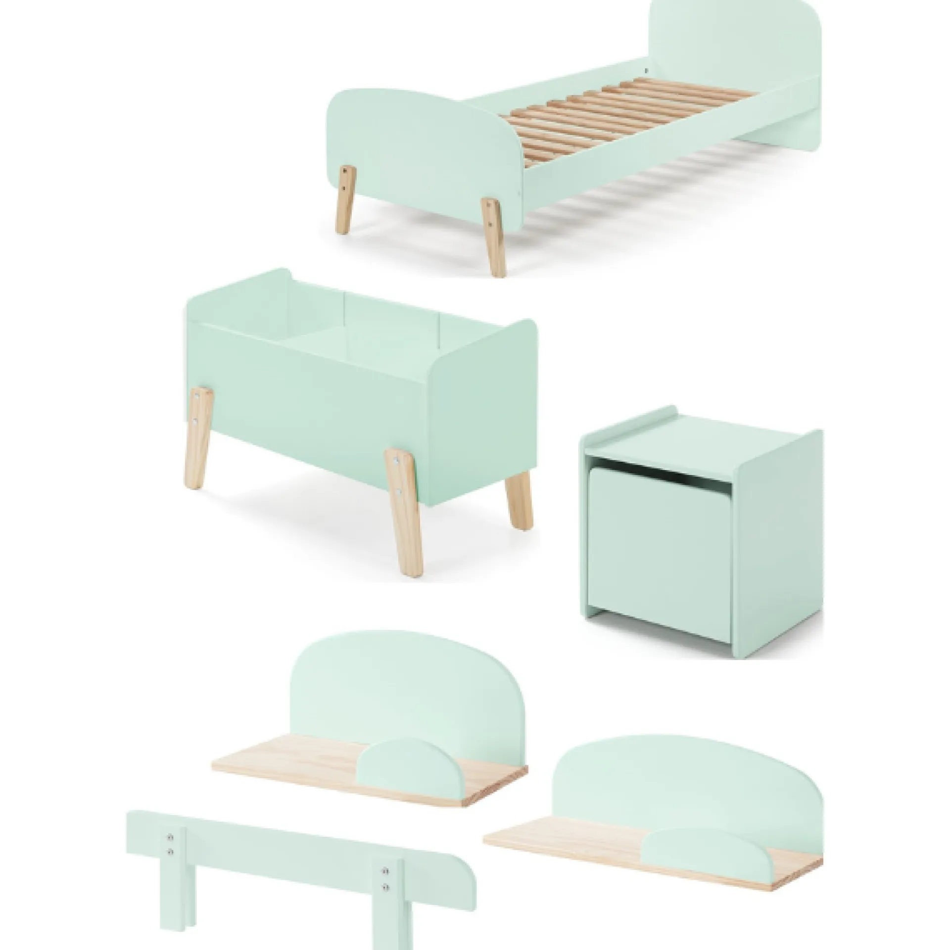Kinder Vipack Kinderzimmer Kombination 5 Kiddy-mint