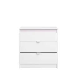 Kinder Parisot Kinderzimmer Rue | Einzelbett, Nachttisch-Set, Nachttisch, Kleiderschrank, Kommode