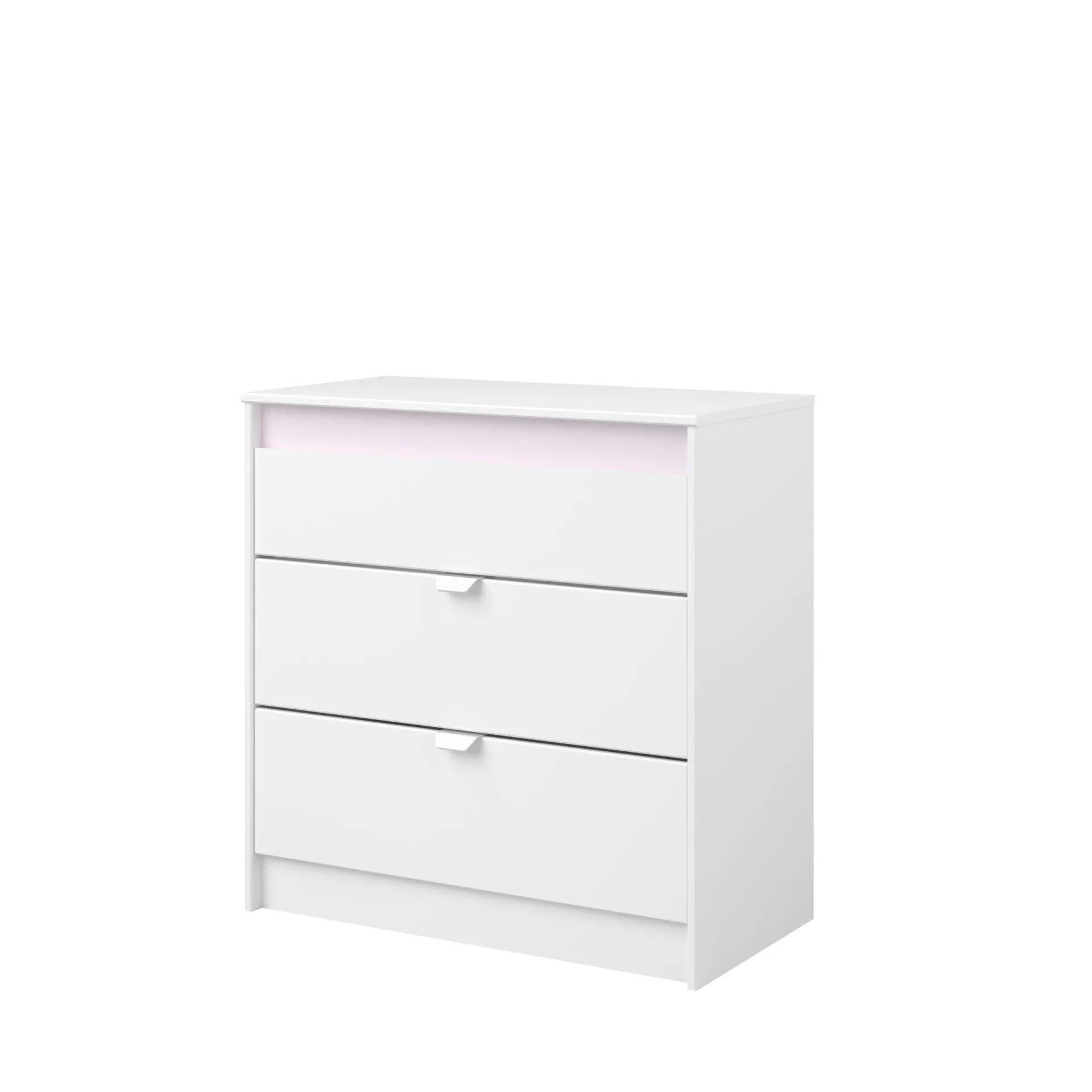 Kinder Parisot Kinderzimmer Rue | Einzelbett, Nachttisch-Set, Nachttisch, Kleiderschrank, Kommode