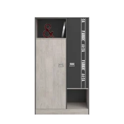 Kinder Parisot Kinderzimmer-Set Fabric | Kinderbett, Bettschubladen-Set, Nachttisch, Kleiderschrank, Kommode