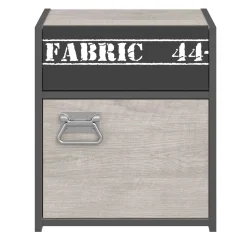 Kinder Parisot Kinderzimmer-Set Fabric | Kinderbett, Bettschubladen-Set, Nachttisch, Kleiderschrank, Kommode