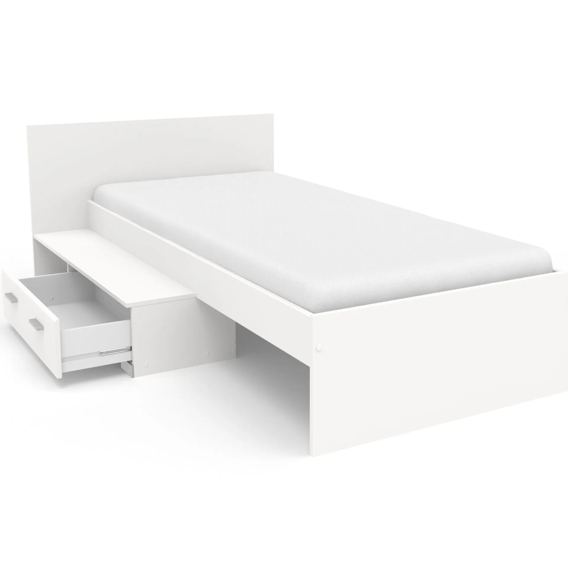 Kinder Parisot Kinderzimmer-Set Galaxy | Einzelbett, Kommode, Kleiderschrank, Nachttisch |
