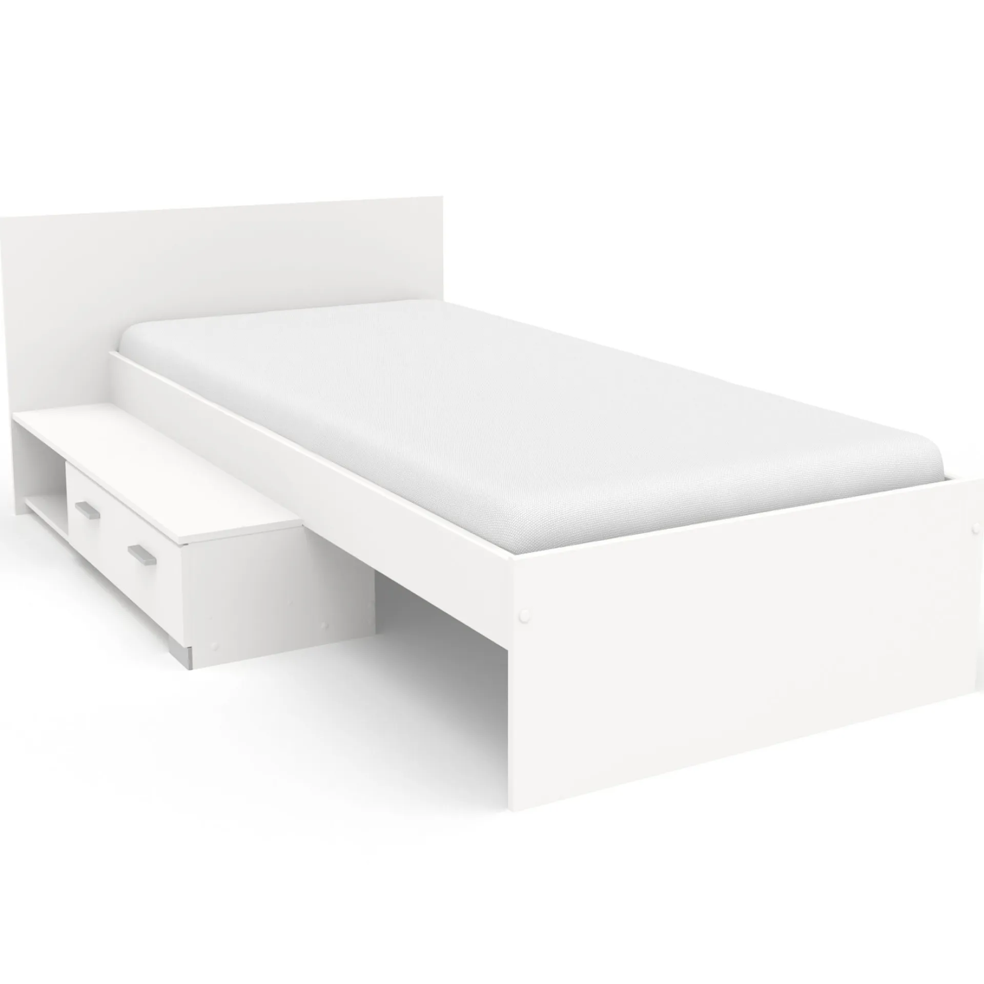 Kinder Parisot Kinderzimmer-Set Galaxy | Einzelbett, Kommode, Kleiderschrank, Nachttisch |