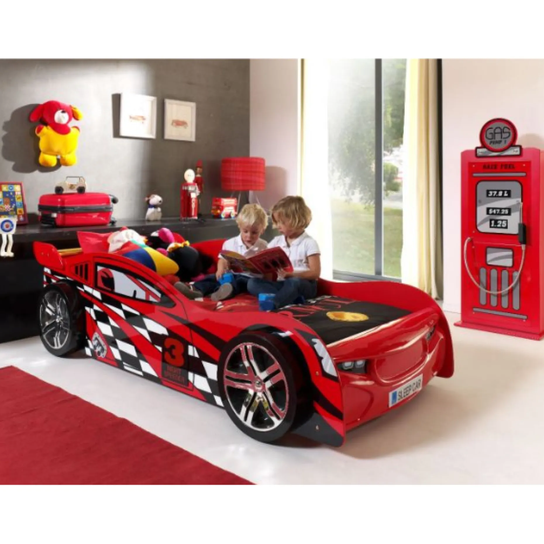 Kinderzimmer-Set Night Speeder - Autobett