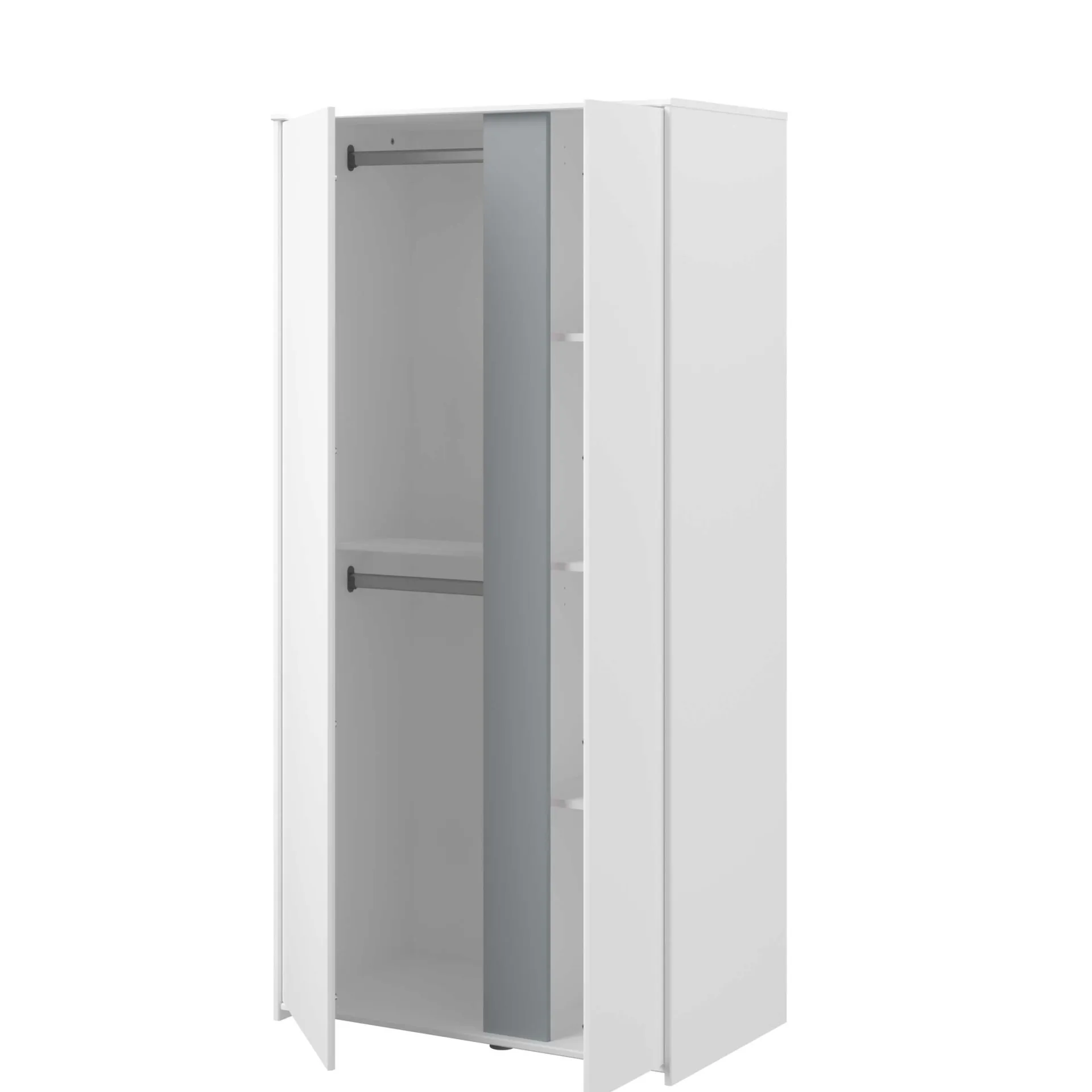 Kinder Parisot Kinderzimmer-Set Rue | Halbhochbett, Kleiderschrank, Kommode