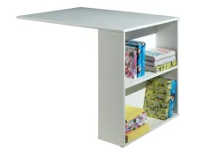 Kinderzimmer-Set Scott - Halbhochbett, Schreibtisch, Schrank & Kommode - Kiefer/Weiß
