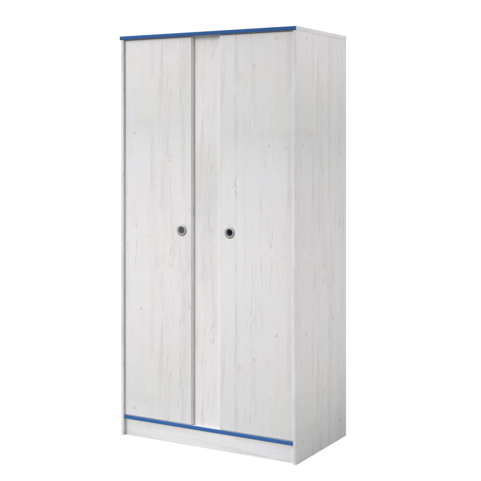 Kinderzimmer-Set Smoozy | Kinderbett, Kleiderschrank und Nachttisch | Weiß