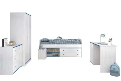 Kinder Parisot Kinderzimmer-Set Smoozy | Kinderbett, Schreibtisch, Kommode, Nachttisch, Kleiderschrank |