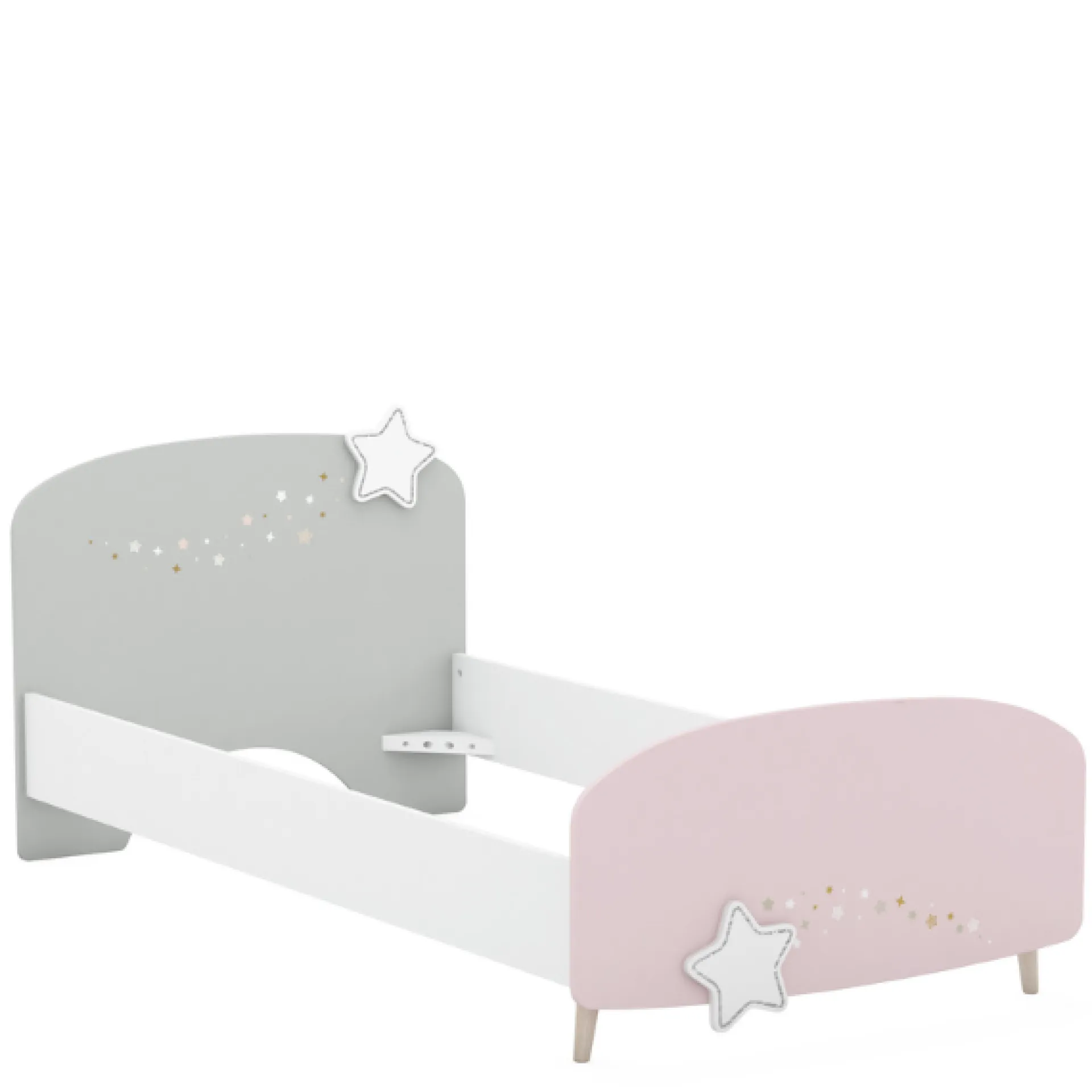 Kinder CBA Kinderzimmer Stellar: Bett 90x190cm, Nachttisch, Kommode, Kleiderschrank
