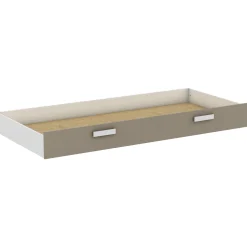 Kinderzimmer Tidelle - Bett 90x200cm mit Bettkasten und Brückenkommode - weiß/beige