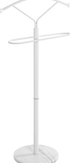 Kingston Kleiderständer - 50x32x105 cm - Stahl/Marmor