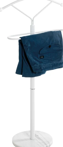 Kingston Kleiderständer - 50x32x105 cm - Stahl/Marmor
