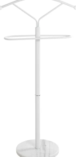 Kingston Kleiderständer - 50x32x105 cm - Stahl/Marmor
