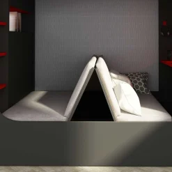 Klappbarer Lattenrost mit Sitzkissen für Hochbett Graham 120x200cm