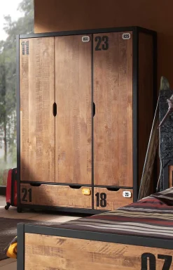 Kleiderschrank Alex 3-türig