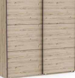 Kleiderschrank Alhambra - 221x60x224cm - Eiche Dekor