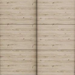 Kleiderschrank Alhambra - 221x60x224cm - Eiche Dekor