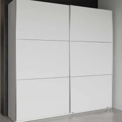 Kleiderschrank Alhambra - 221x60x224cm - weiß