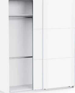 Kleiderschrank Alhambra - 178x60x224cm - weiß