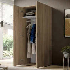 Kleiderschrank Base | 81 x 51 x 176 cm | Oak Design