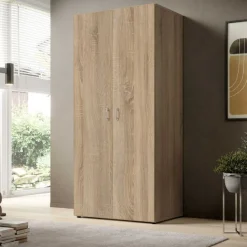 Kleiderschrank Base | 81 x 51 x 176 cm | Oak Design