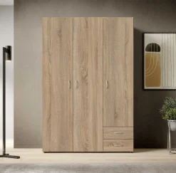 Kleiderschrank Base | 120 x 52 x 177 cm | Oak Design