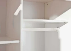 Kleiderschrank Bastian mit 2 Türen - weiß