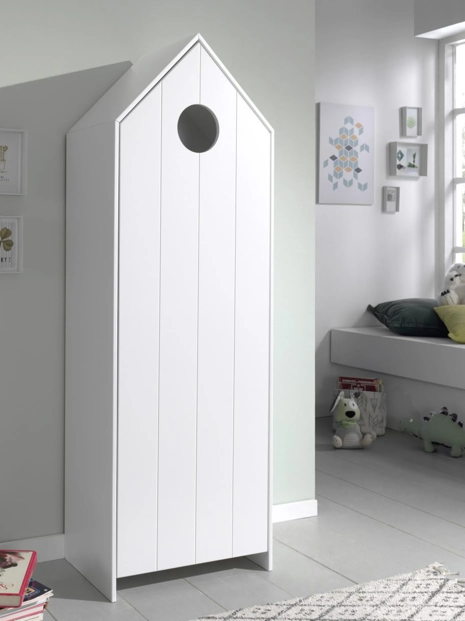 Kleiderschrank Casami - weiß