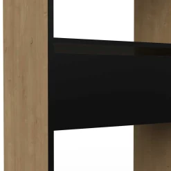 Kleiderschrank Chicago - 50x114x192 cm - Braun/Eiche