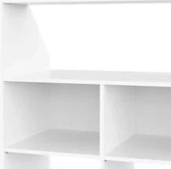 Kleiderschrank Côme - 171x50x91cm - 5 Fächer und 1 Kleiderstange - weiß