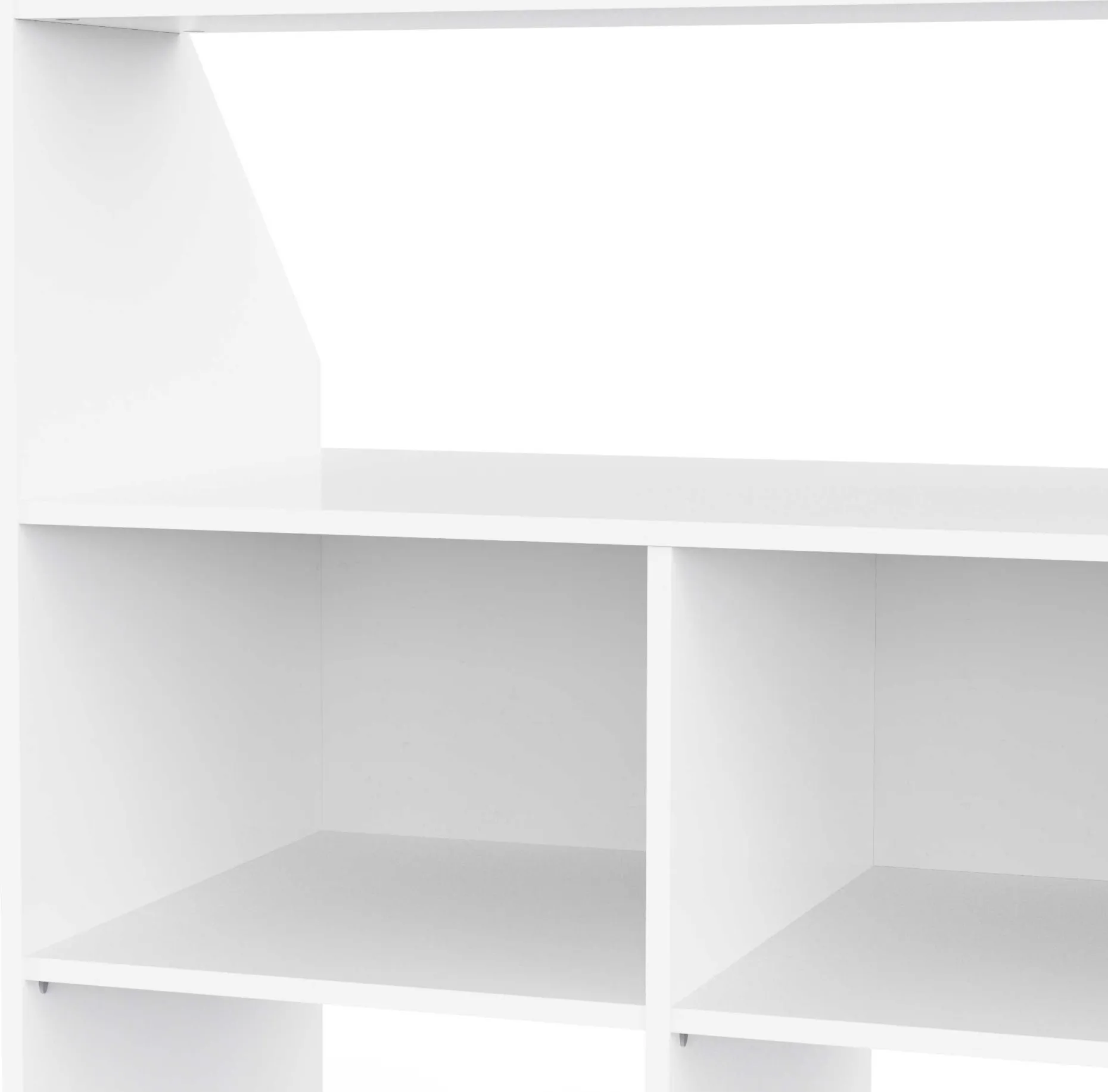 Kleiderschrank Côme - 171x50x91cm - 5 Fächer und 1 Kleiderstange - weiß