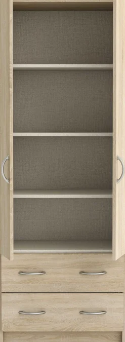 Kleiderschrank Diete-gebürstete Eiche