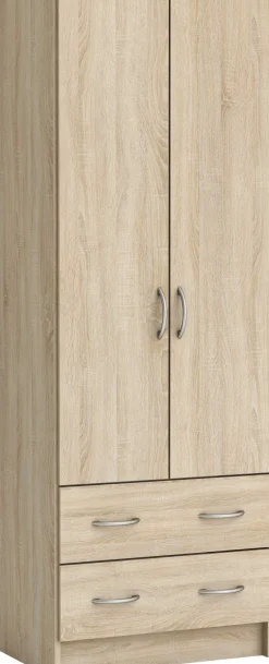 Kleiderschrank Diete-gebürstete Eiche