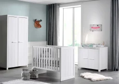 Kleiderschrank Erik 2-türig - weiß
