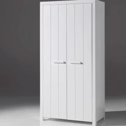 Kleiderschrank Erik 2-türig - weiß