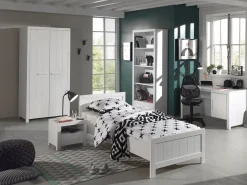 Kleiderschrank Erik 2-türig - weiß