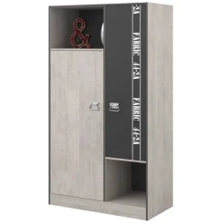 Kleiderschrank Fabric 2-türig