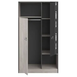 Kleiderschrank Fabric 2-türig