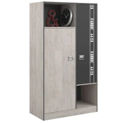 Kleiderschrank Fabric 2-türig