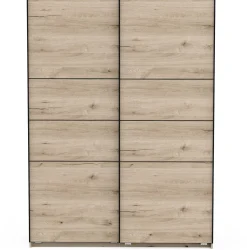 Kleiderschrank Faust - 148x60x203cm - 2 Türen - Eiche Dekor