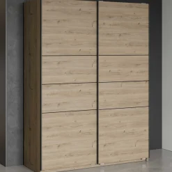 Kleiderschrank Faust - 148x60x203cm - 2 Türen - Eiche Dekor