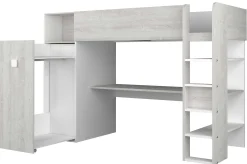 Kleiderschrank für Hochbett Jet - weiß