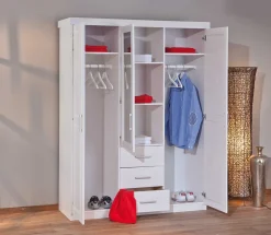Kleiderschrank Geraldo - weiß
