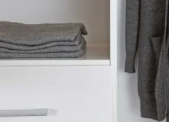 Kleiderschrank Geraldo - weiß