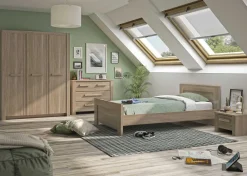 Kleiderschrank Haron mit 3 Türen