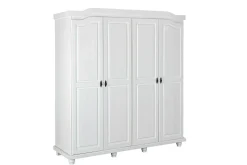 Kleiderschrank Ivy 197cm 4 Türen - weiß